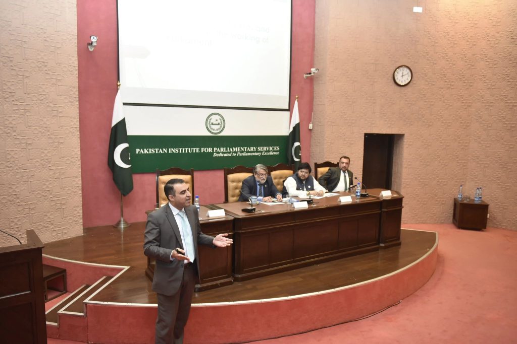 visit to Pakistan Institute for Parliamentary Services