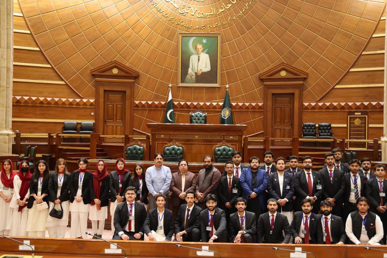 Pakistan youth parliament Pakistan Punjab Assembly Visit 2025 latest